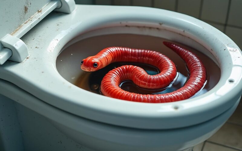 découvrez les conséquences écologiques de la présence d’un vers rouge dans les toilettes : ce phénomène insolite révèle-t-il un problème d’assainissement ou un indicateur de l’état de l’eau ? analyse et solutions dans notre article.
