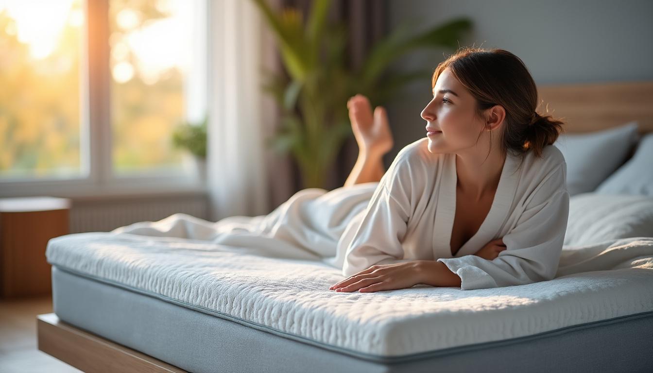 découvrez le surmatelas menopad, la solution idéale pour un sommeil apaisé pendant la ménopause. profitez d'un confort optimal et d'une régulation de la température pour mieux gérer les changements hormonaux nocturnes.