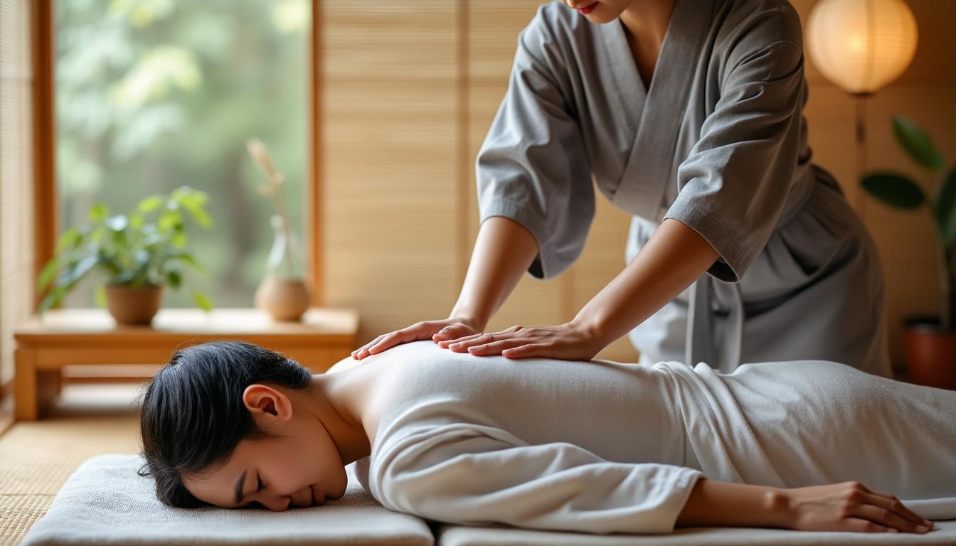 découvrez l'univers du massage avec une fusion unique des techniques shiatsu et californien, pour une expérience relaxante et revitalisante alliant tradition et bien-être moderne.
