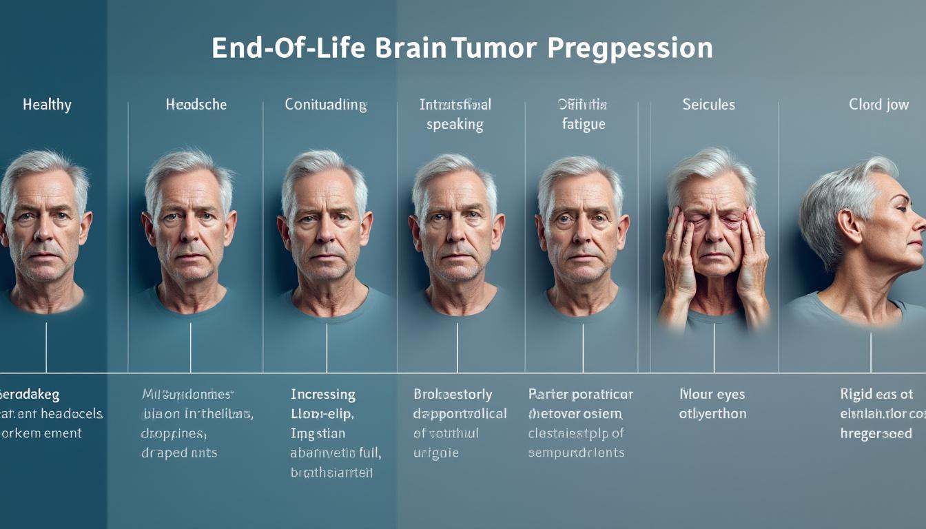 découvrez un guide pratique sur l'évolution des symptômes en fin de vie chez les patients atteints d'une tumeur au cerveau, pour mieux comprendre et accompagner cette étape délicate.