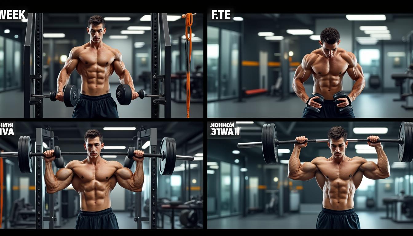 découvrez un programme musculation bras sur 4 semaines conçu pour renforcer et sculpter vos bras efficacement, adapté à tous les niveaux.
