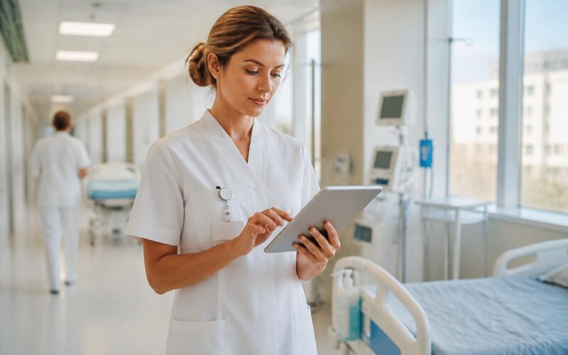 Tournée infirmière : gérer les soins sur tablette tactile en mobilité