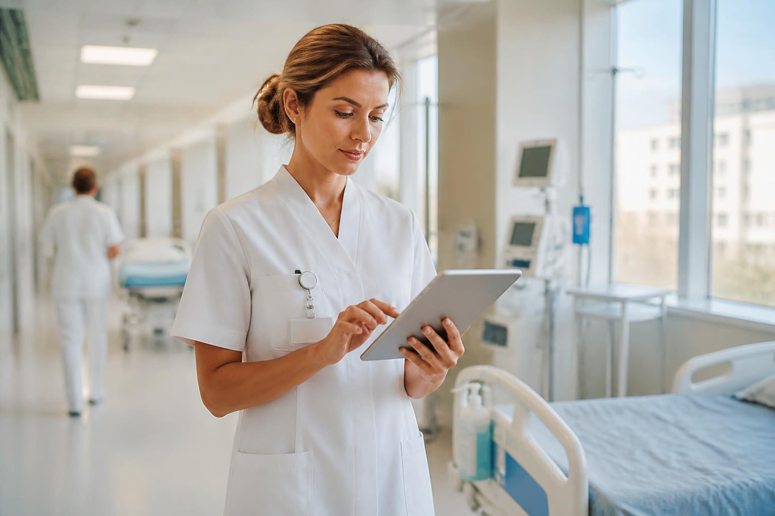 optimisez la gestion des soins infirmiers en mobilité grâce à l'utilisation de tablettes tactiles lors des tournées infirmières, pour une organisation efficace et un suivi précis des patients.