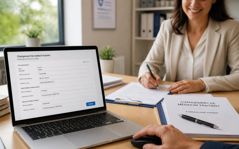 Changer de medecin traitant : procédure rapide en ligne ou papier