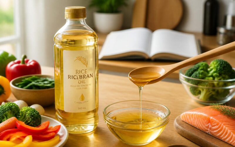 Huile de son de riz alimentaire : conseils d’utilisation