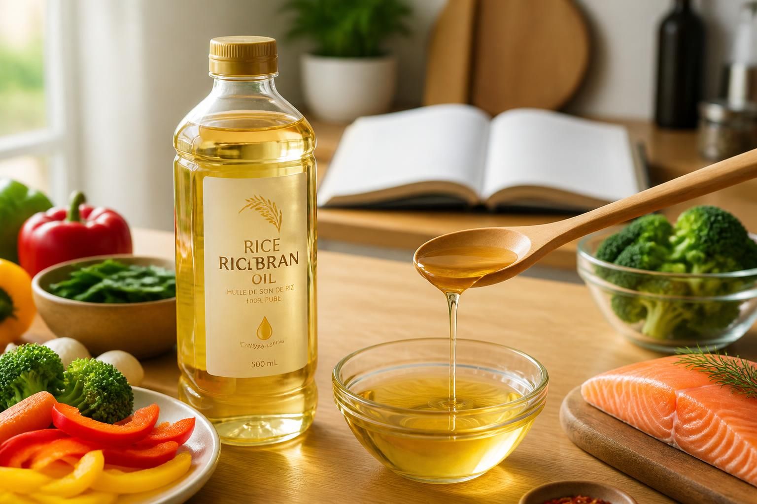 découvrez comment utiliser l'huile de son de riz alimentaire pour profiter de ses bienfaits santé et rehausser vos plats avec nos conseils pratiques.