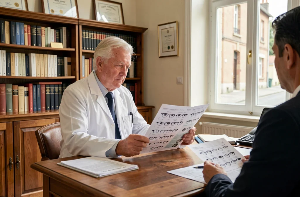 Cabinet du Dr Jean-Pierre Renard à Noyon avec ophtalmologue expérimenté en consultation